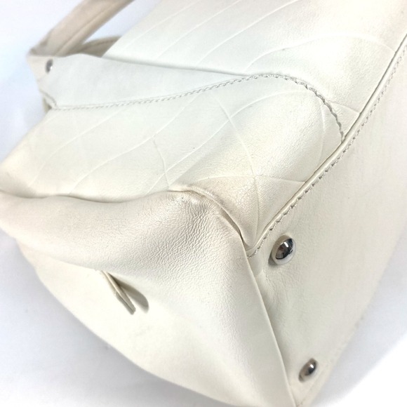 CHANEL White Boston Bag - Picture 10 of 16